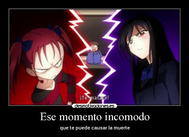 Ese momento incomodo - que te puede causar la muerte