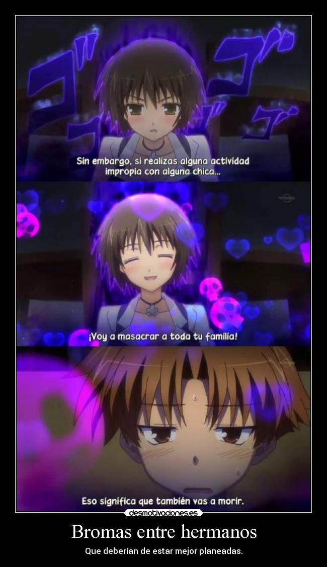 Bromas entre hermanos - 