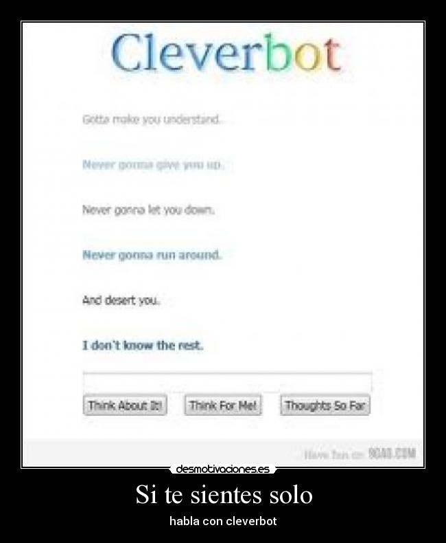 Si te sientes solo -