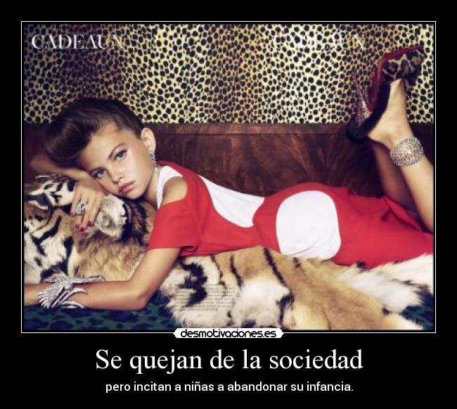 Se quejan de la sociedad -