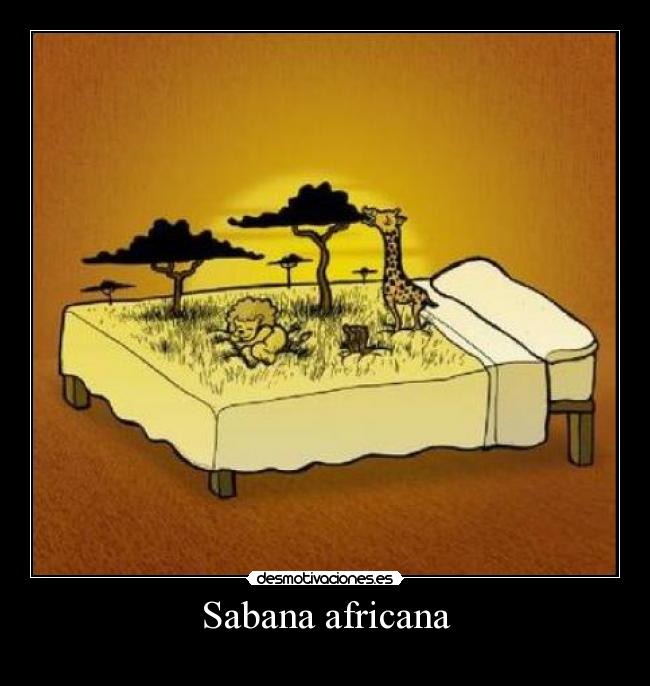 carteles sabana africana desmotivaciones