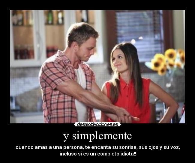 y simplemente -