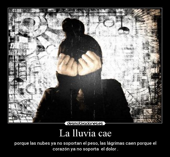 La lluvia cae -