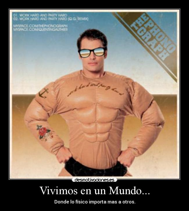 Vivimos en un Mundo... - Donde lo físico importa mas a otros.