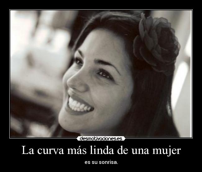La curva más linda de una mujer -