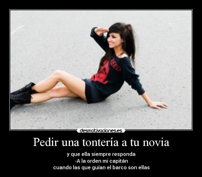 Pedir una tontería a tu novia - 