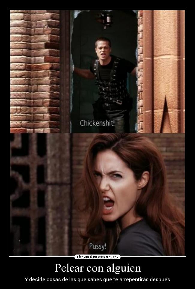 Pelear con alguien - 