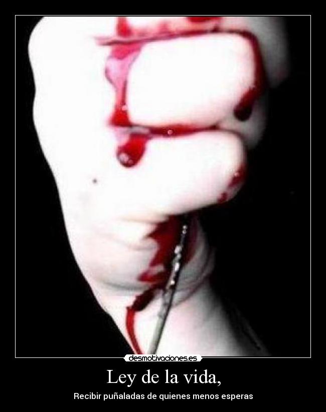 Ley de la vida, - 