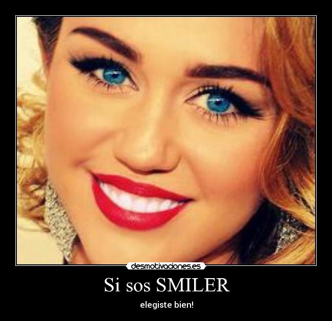 Si sos SMILER -