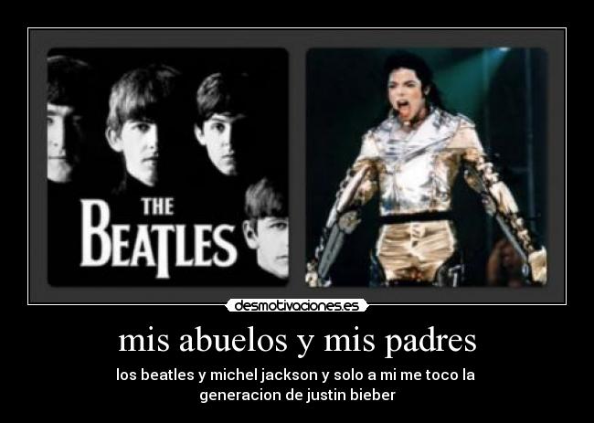 mis abuelos y mis padres -