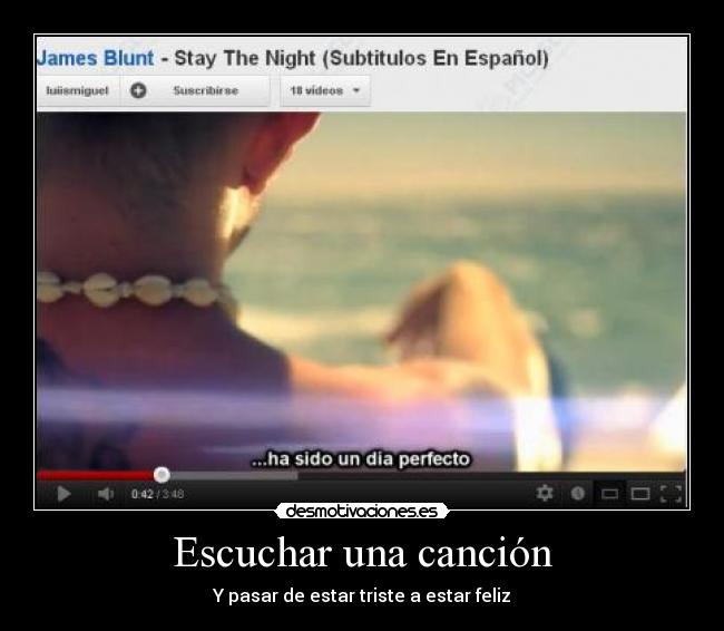 Escuchar una canción - 