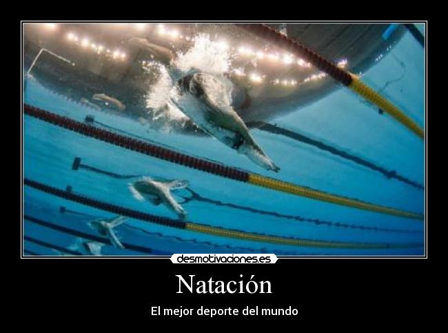 Natación - El mejor deporte del mundo
