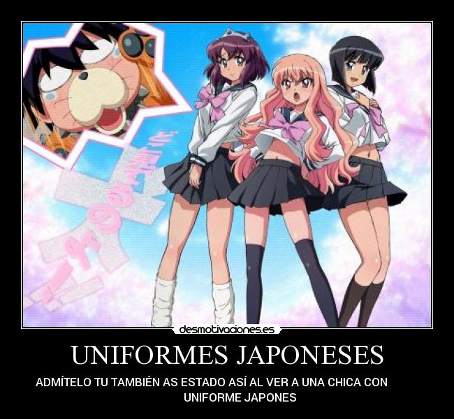 UNIFORMES JAPONESES -