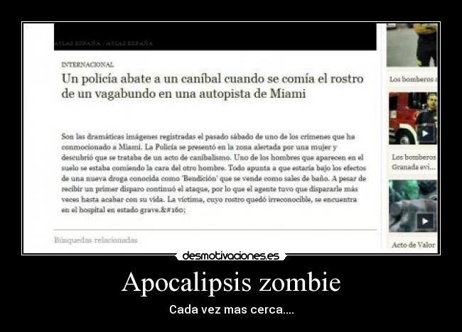 carteles zombie zombi sales bano canibal miami muajajajajaj pene mejor arma desmotivaciones