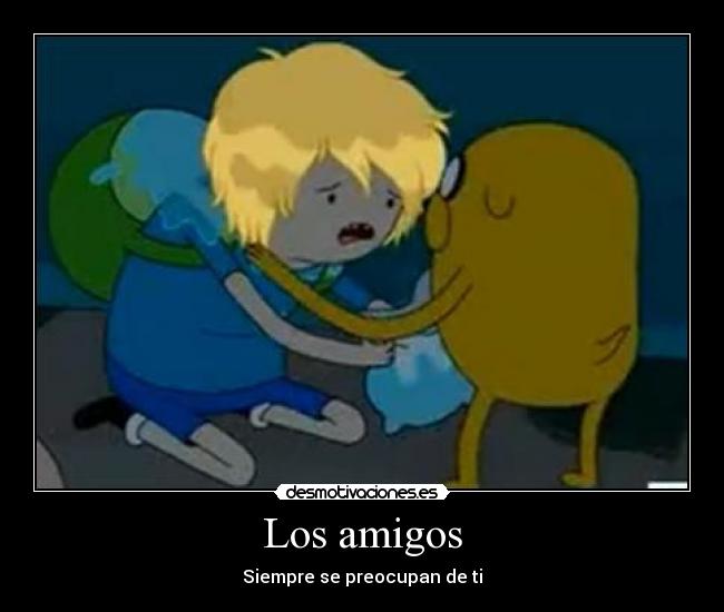 carteles amigos finn and jake desmotivaciones