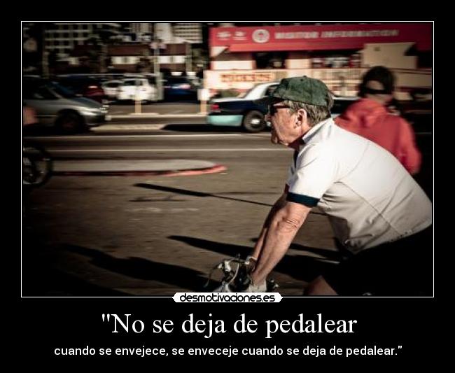 No se deja de pedalear -
