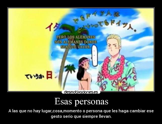 Esas personas -