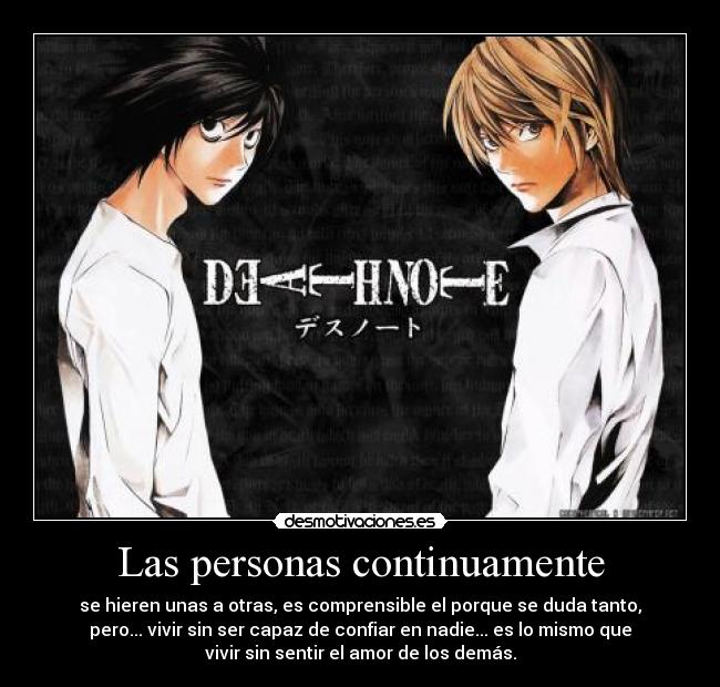 carteles death note anime lawliet light yagami puedes correr entonces lucha gana desmotivaciones