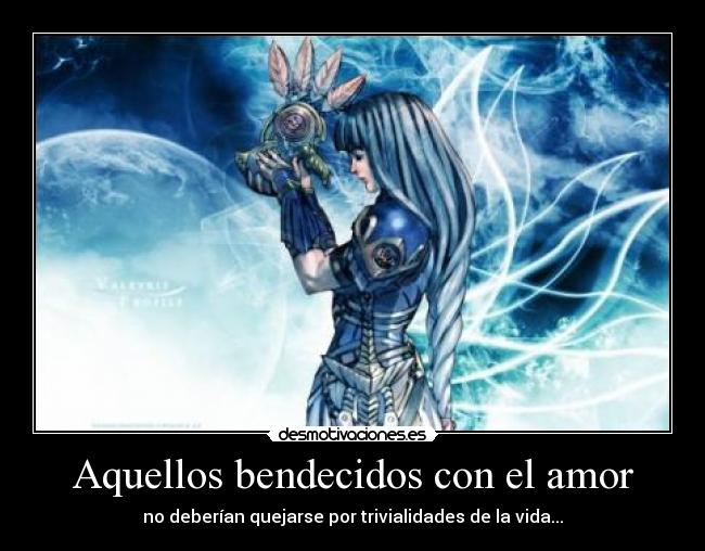 carteles amor anime video game valkyrie profile lenneth sad love desmotivaciones