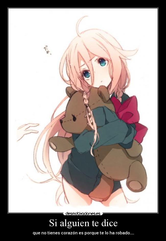 Si alguien te dice -