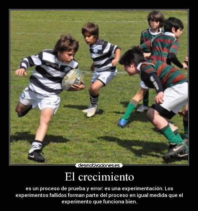 El crecimiento -