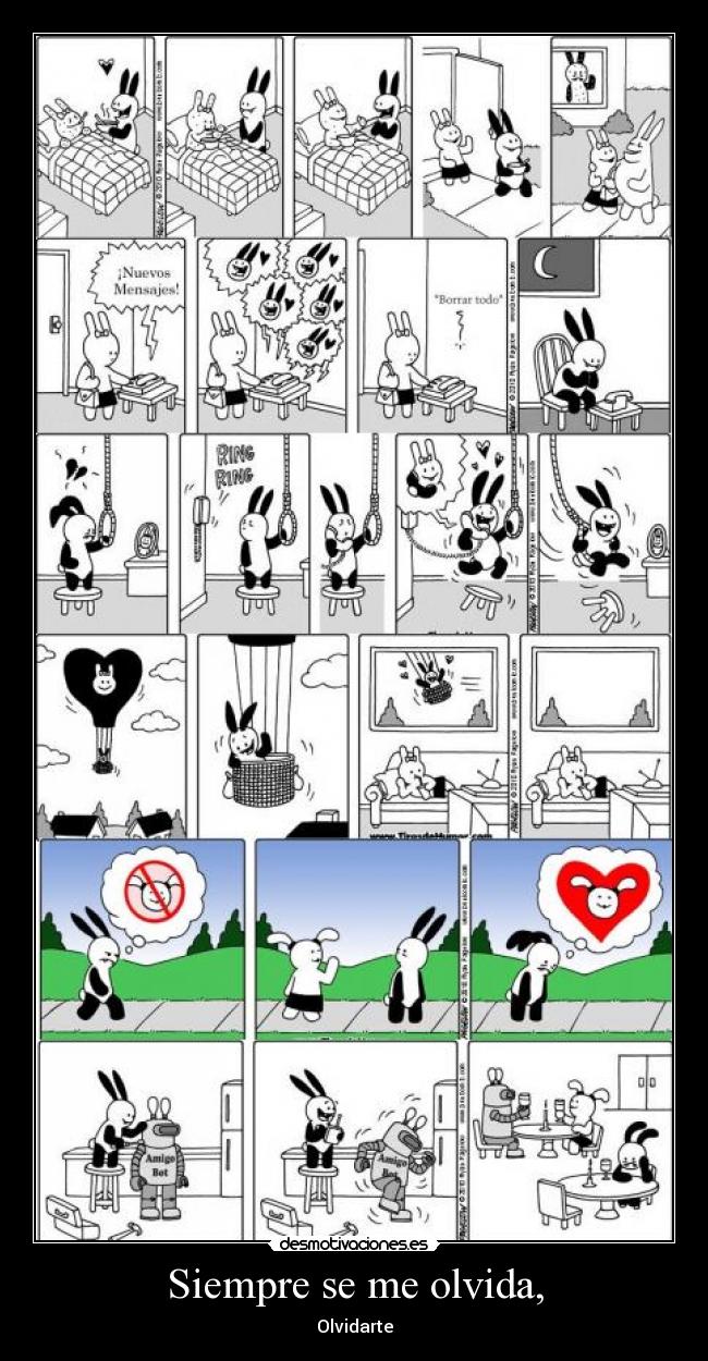 Siempre se me olvida, - Olvidarte