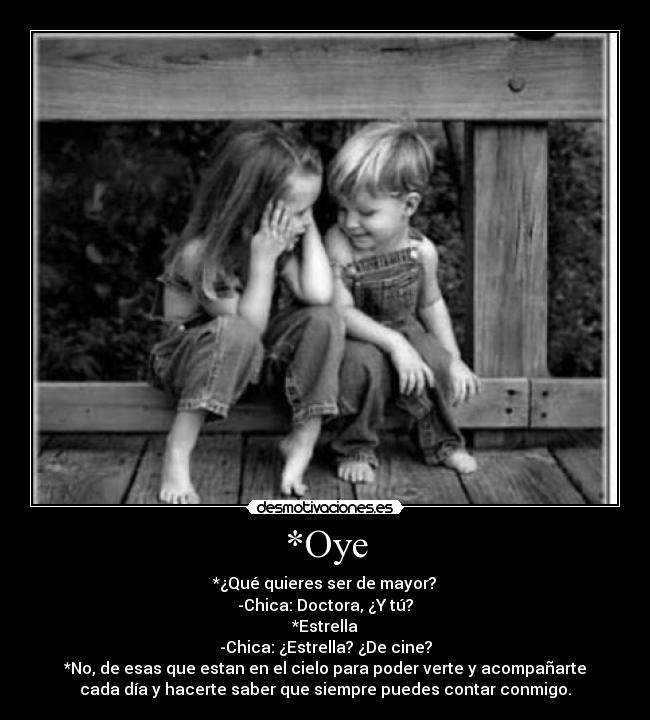 carteles estrella amor ninos hablando desmotivaciones