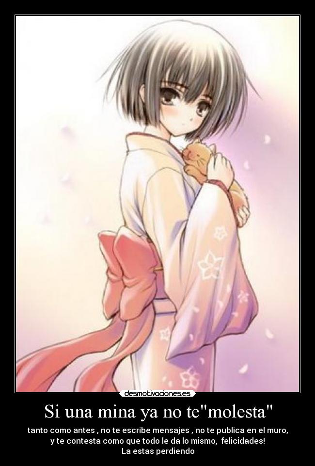 Si una mina ya no temolesta -