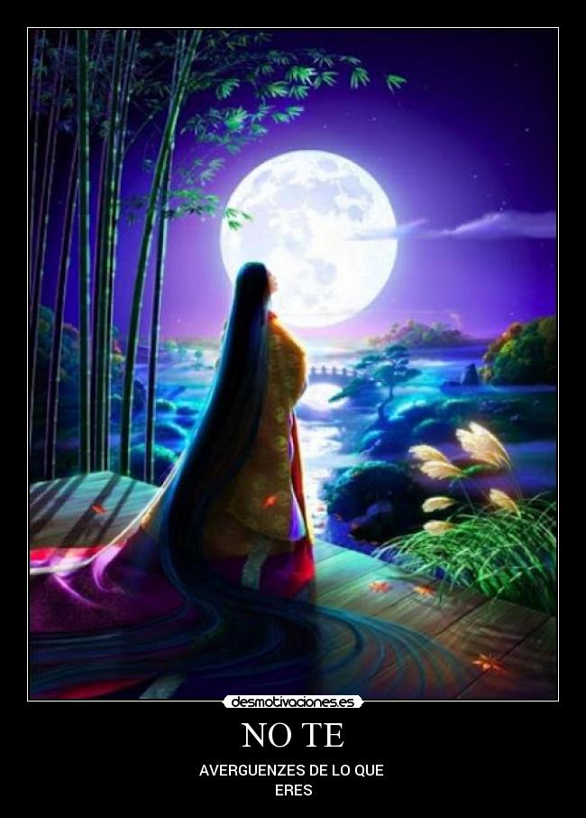 NO TE - AVERGUENZES DE LO QUE
ERES