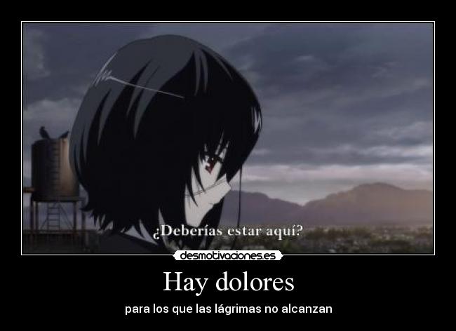 Hay dolores -