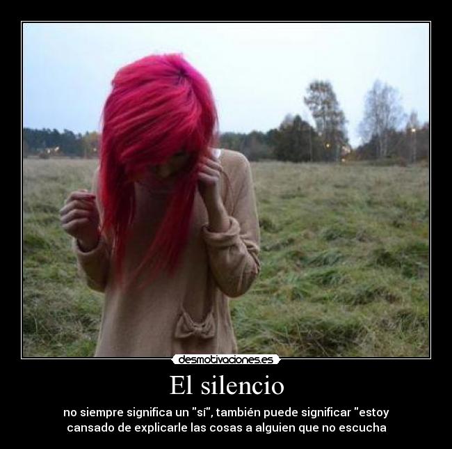 El silencio - 