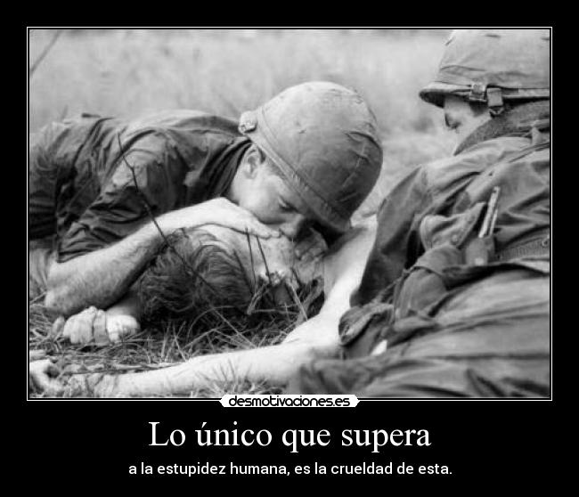 Lo único que supera -