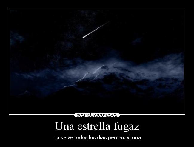 Una estrella fugaz - 