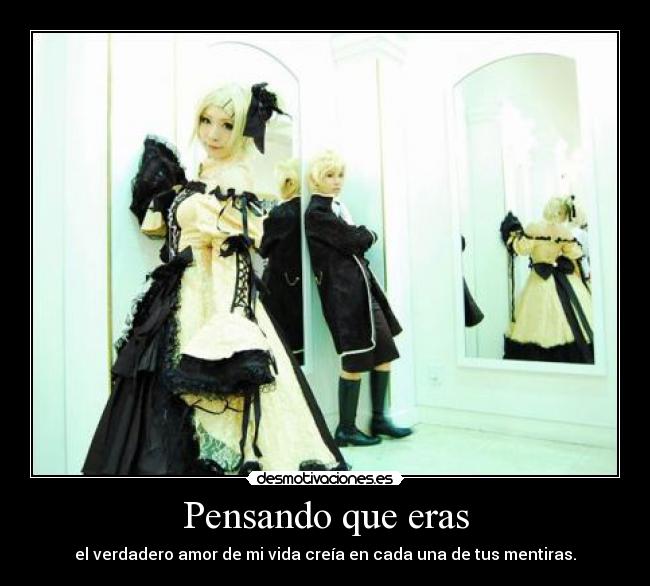 Pensando que eras - 