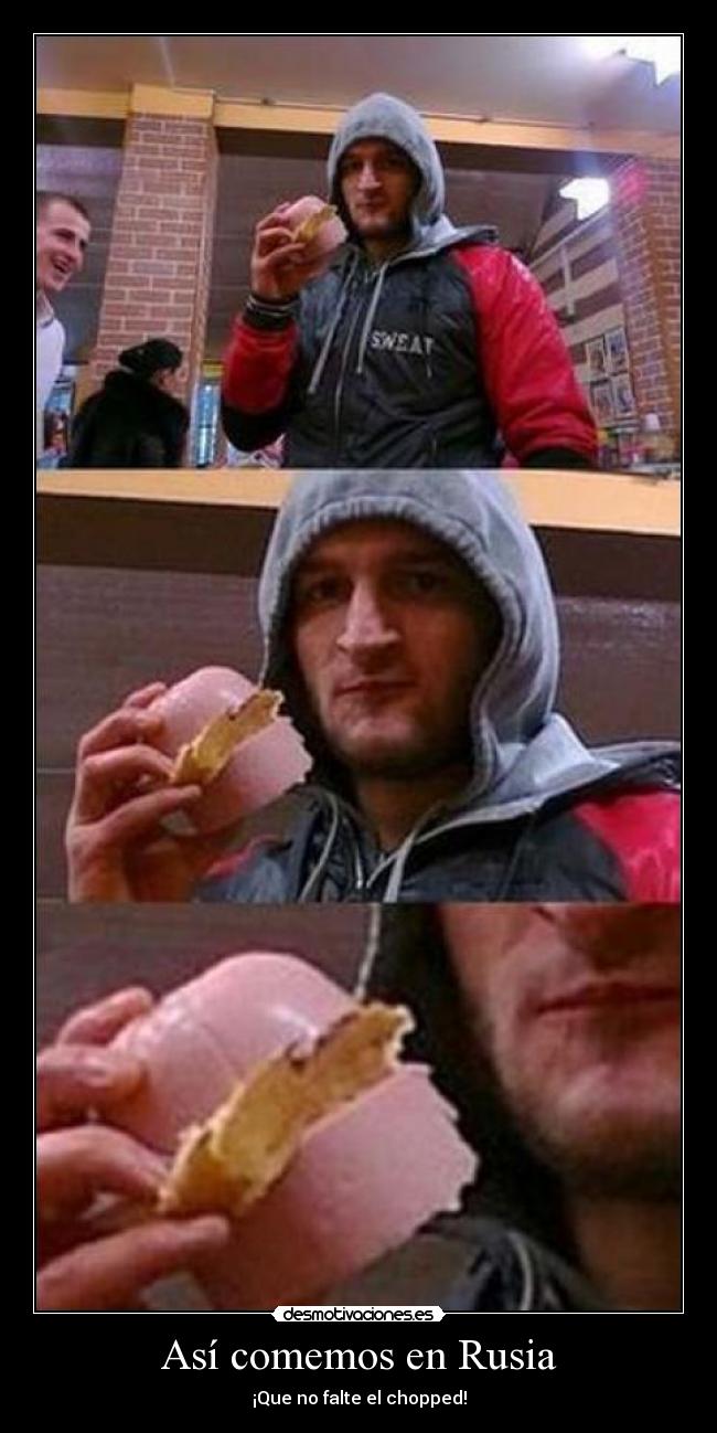 Así comemos en Rusia - ¡Que no falte el chopped!