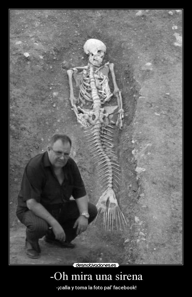 -Oh mira una sirena -