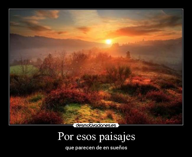Por esos paisajes -