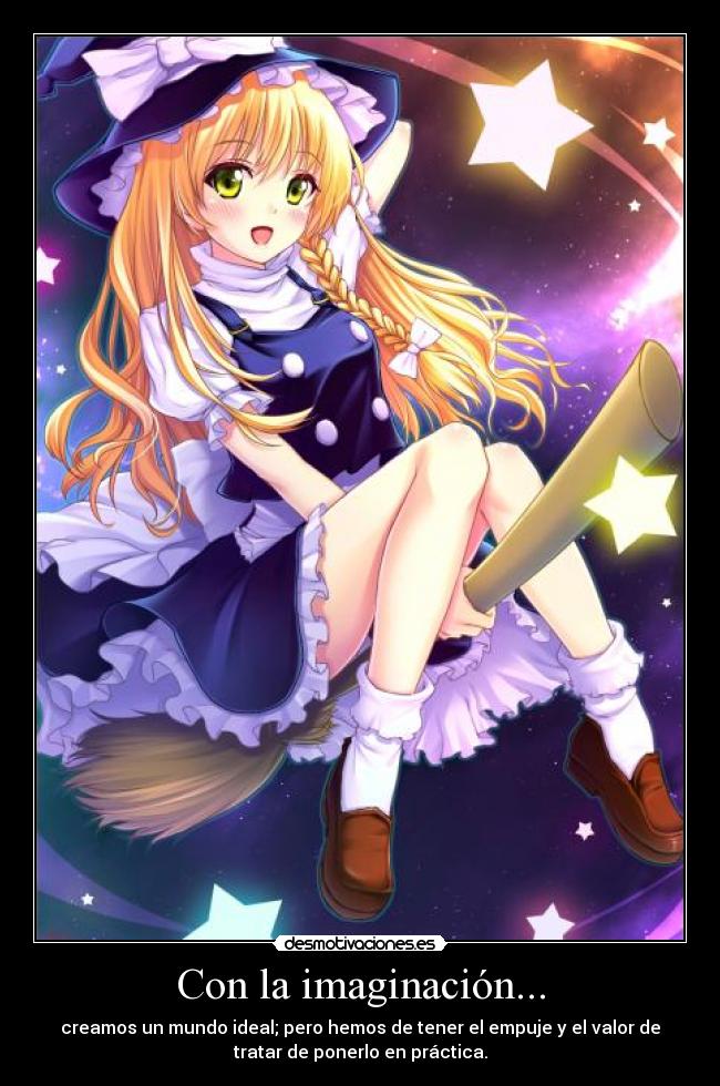 Con la imaginación... -