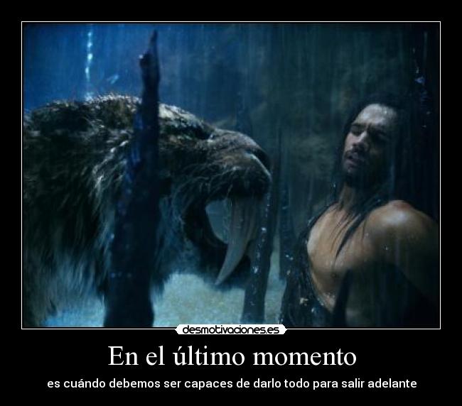 En el último momento - 