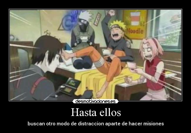 carteles naruto shippuden nintendo echos reales amigos distracciones desmotivaciones