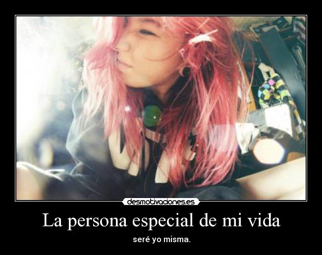 La persona especial de mi vida -