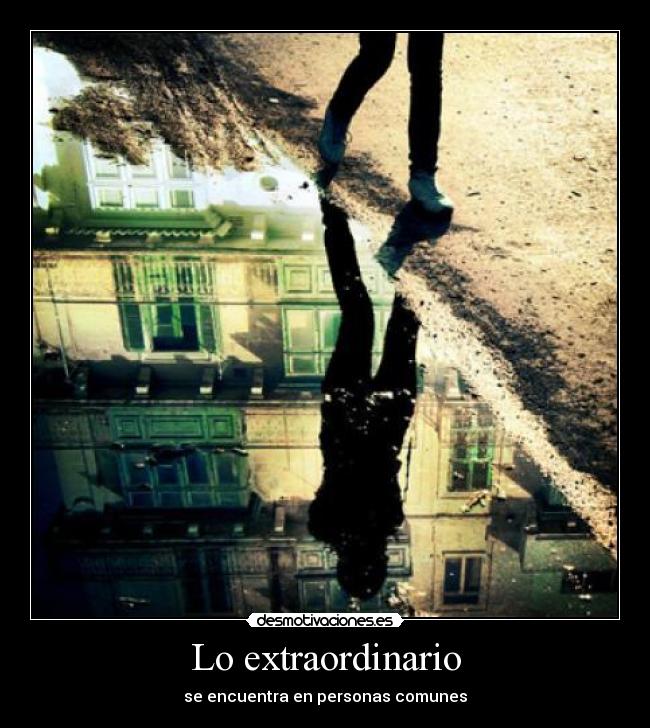 Lo extraordinario -