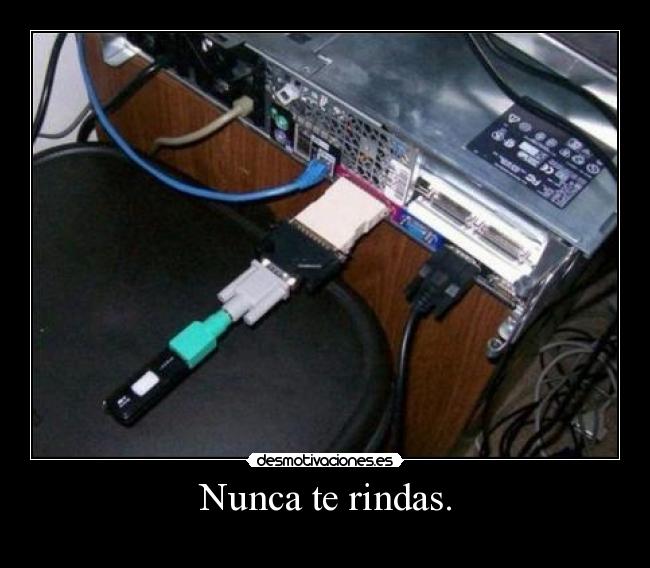 Nunca te rindas. - 