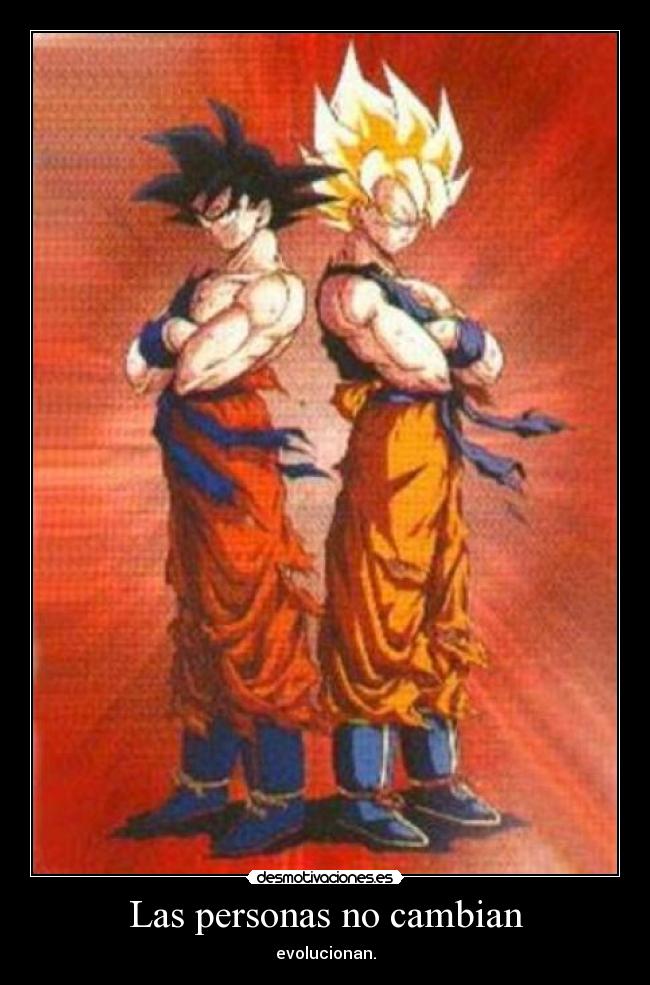 Las personas no cambian -