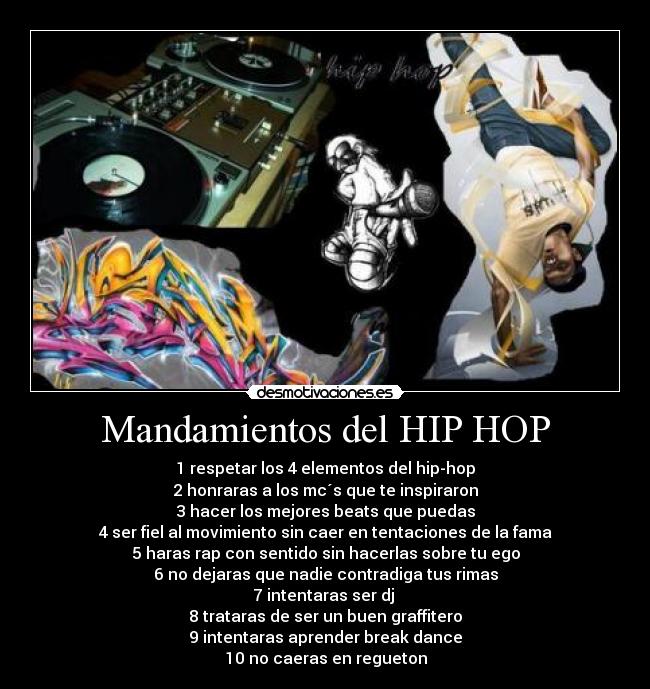 Mandamientos del HIP HOP - 