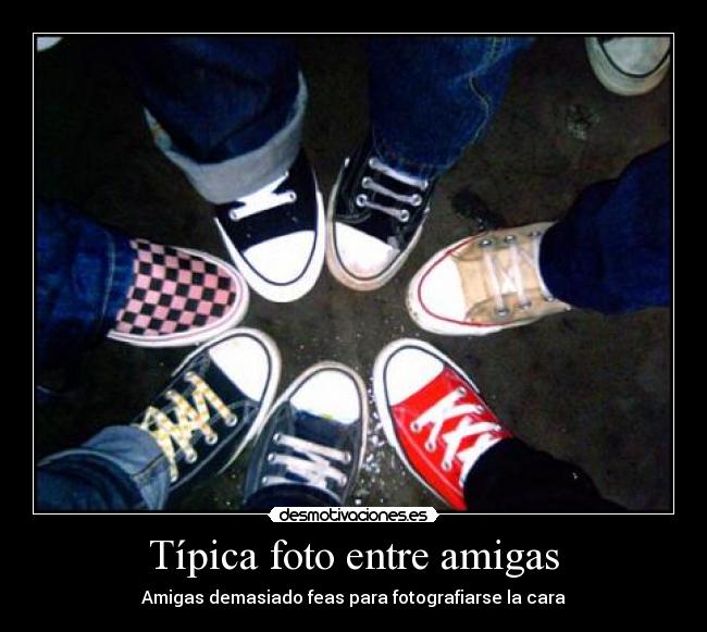 Típica foto entre amigas -