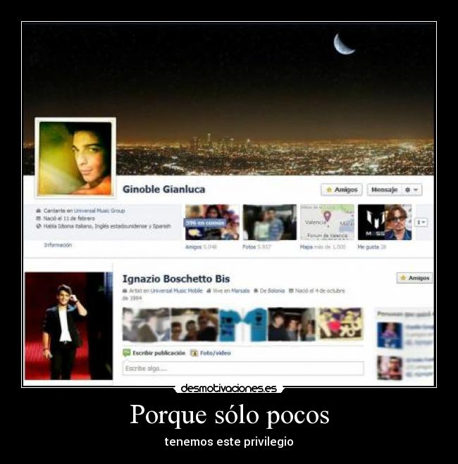 Porque sólo pocos - tenemos este privilegio