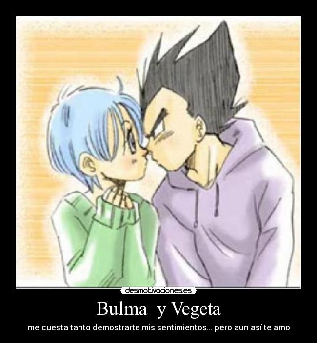 Bulma  y Vegeta - 