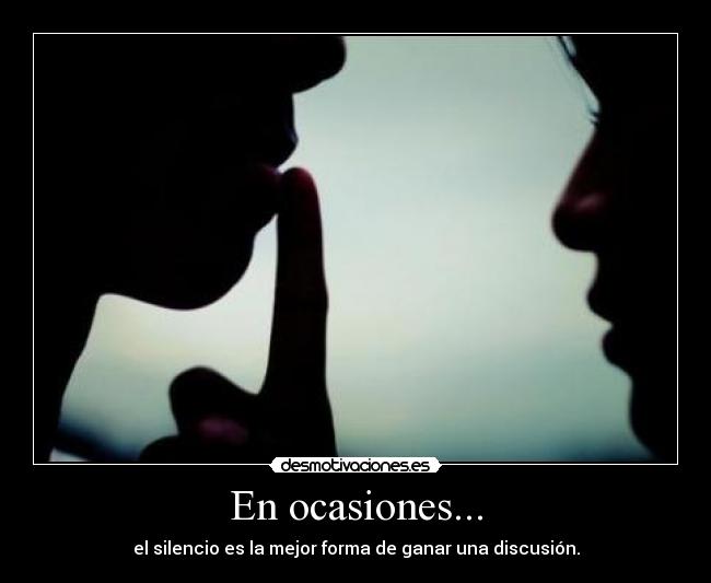 En ocasiones... - 