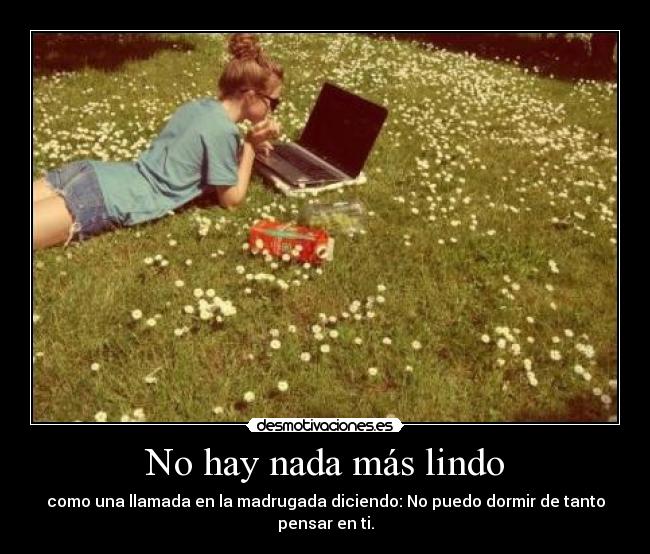 No hay nada más lindo - 